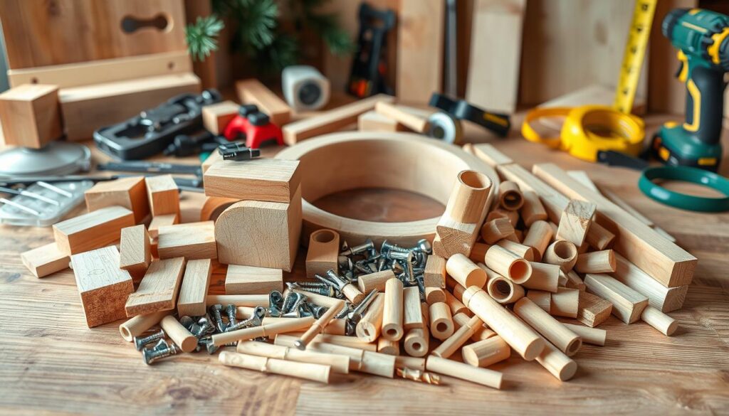 Materialien für Weihnachtsbaumständer Materialien für Weihnachtsbaumständer