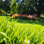 Rasenpflege im Sommer