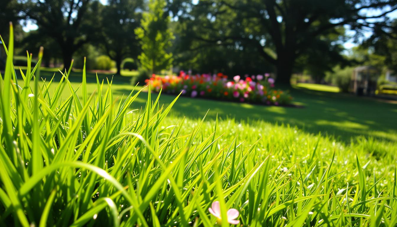 Rasenpflege im Sommer